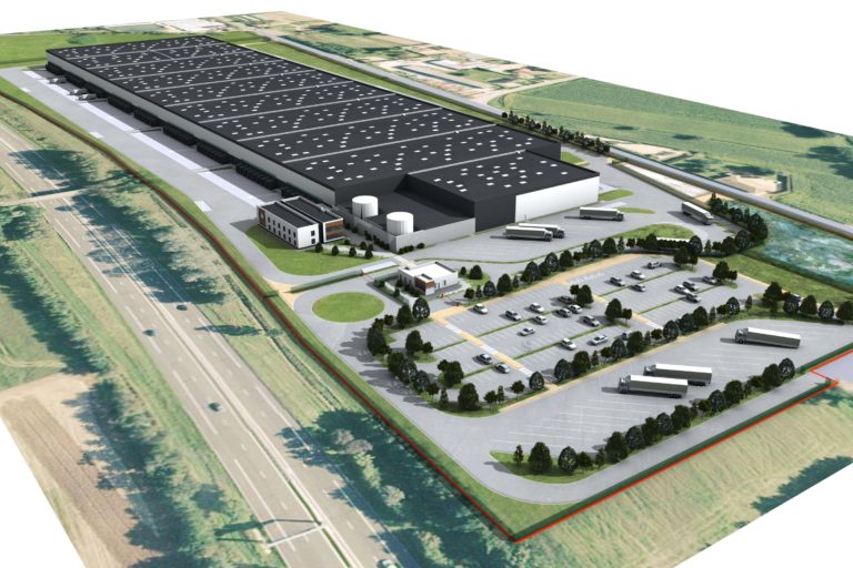 vue aerienne plateforme logistique argan bage la ville agence archi factory